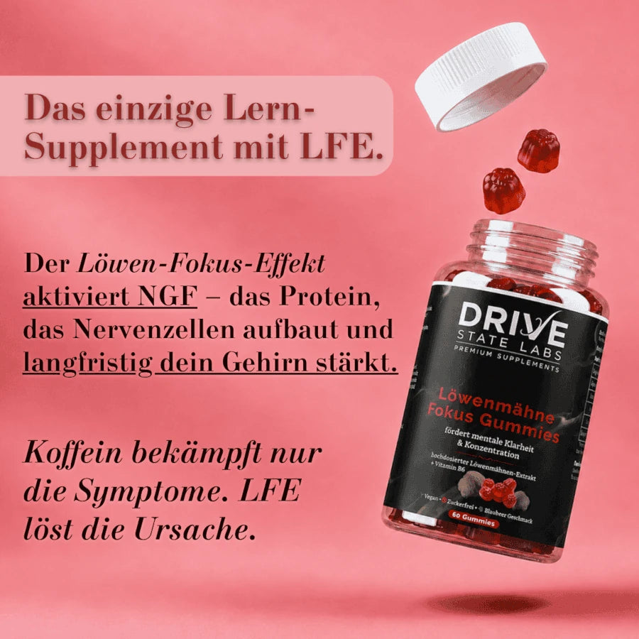 Löwenmähne Fokus Gummies