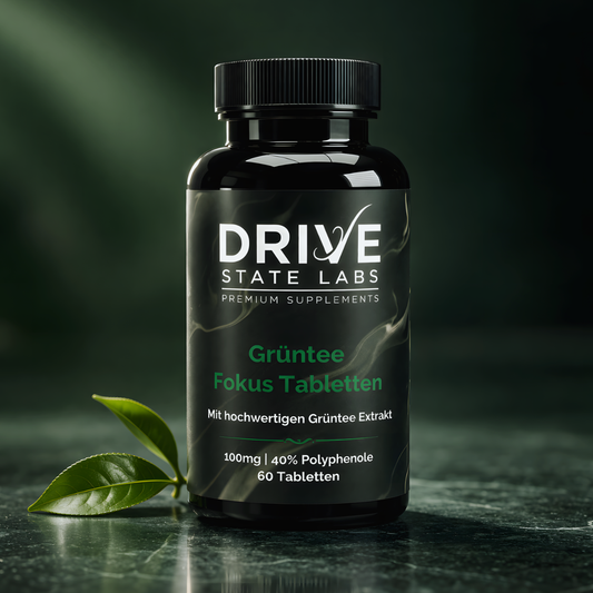 Grüntee Fokus Kapseln mit Zink, Vitamin C | 180 vegan Kapseln